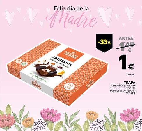 Oferta de Trapa - Bombones Artesania por 1€ en BM Supermercados
