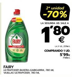 Oferta de Fairy - Vajillas Ultrapoder por 5,99€ en BM Supermercados