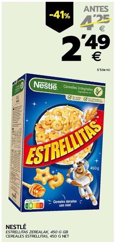 Oferta de Nestlé - Cereales Estrellitas por 2,49€ en BM Supermercados