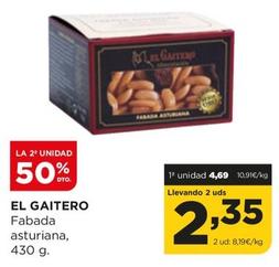 Oferta de El Gaitero - Fabada Asturiana por 4,69€ en Alimerka