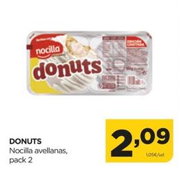Oferta de Nocilla - Donuts Avellanas, Pack 2 por 2,09€ en Alimerka