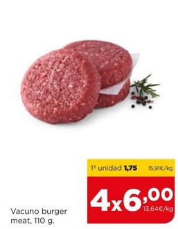 Oferta de Vacuno Burger Meat por 1,75€ en Alimerka