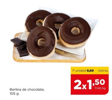 Oferta de Alimerka - Berlina De Chocolate por 0,8€ en Alimerka