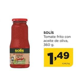 Oferta de Solís - Tomate Frito Con Aceite De Oliva por 1,49€ en Alimerka