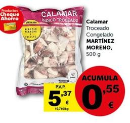 Oferta de Calamares por 5,37€ en Masymas