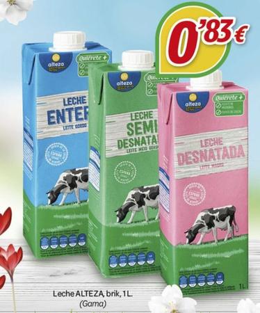 Oferta de Leche por 0,83€ en Alsara Supermercados