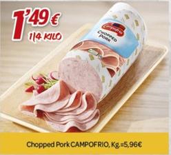 Oferta de Chopped pork por 1,49€ en Alsara Supermercados