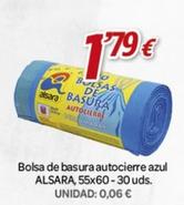 Oferta de Bolsas de basura por 1,79€ en Alsara Supermercados
