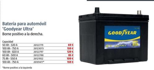 Oferta de Goodyear Ultra - Bateria Para Automovil por 69€ en BAUHAUS