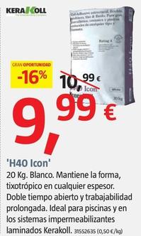 Oferta de Kerakoll - Cimento Cola 'H4O Icon' por 9,99€ en BAUHAUS