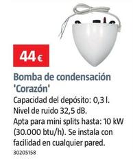 Oferta de Bomba De Condensacion 'Corazon' por 44€ en BAUHAUS