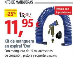 Oferta de Kit De Manguera En Espiral 'Eva' por 11,95€ en BAUHAUS