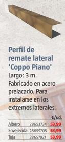 Oferta de Perfil De Remate Lateral 'Coppo Piano' por 53,99€ en BAUHAUS