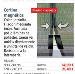 Oferta de Cortina Magnetica  por 14,99€ en BAUHAUS
