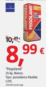 Oferta de Grupo Puma - Cemento Cola 'Pegoland' por 8,99€ en BAUHAUS