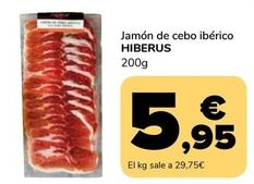 Oferta de Hiberuc - Jamón De Cebo Ibérico por 5,95€ en Supeco