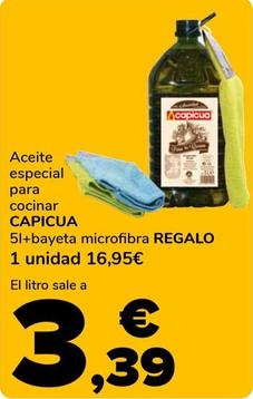 Oferta de Capicua - Aceite Especial Para Cocinar por 16,95€ en Supeco