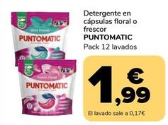 Oferta de Punto Matic - Detergente En Cápsulas Floral O Frescor por 1,99€ en Supeco