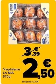 Oferta de La Nia - Magdalenas por 2,5€ en Supeco