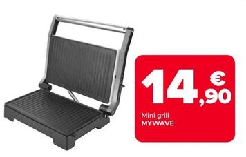 Oferta de Mywave - Mini Grill por 14,9€ en Supeco
