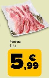 Oferta de Panceta por 5,99€ en Supeco