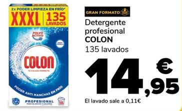 Oferta de Colon - Detergente Profesional por 14,95€ en Supeco