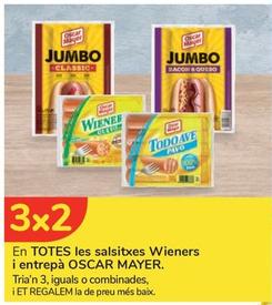 Oferta de Oscar Mayer - En Totes Les Salsitxes Wieners I Entrepà en Carrefour Express