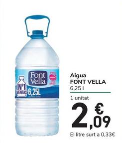 Oferta de Font Vella - Aigua por 2,09€ en Carrefour Express
