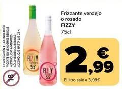 Oferta de Frizzante Verdejo O Rosado por 2,99€ en Supeco