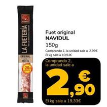 Oferta de Navidul - Fuet Original por 2,99€ en Supeco