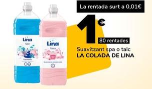 Oferta de  La Colada De Lina - Suavitzant Spa O Talc por 1€ en Supeco