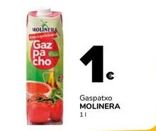 Oferta de Molinera - Gaspatxo  por 1€ en Supeco