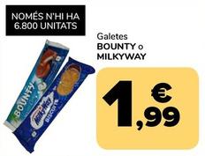 Oferta de  Bounty/Milkyway - Galetes por 1,99€ en Supeco