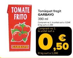 Oferta de Garbayo - Tomàquet Fregit por 0,54€ en Supeco