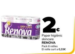 Oferta de Renova - Paper Higiènic Skincare por 2€ en Supeco