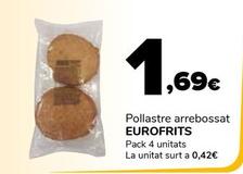 Oferta de Eurofrits - Pollastre Arrebossat por 1,69€ en Supeco