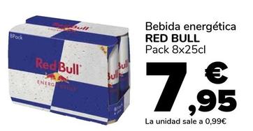 Oferta de Red Bull - Bebida Energetica por 7,95€ en Supeco