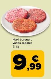 Oferta de Maxi Burguers Varios Sabores por 9,99€ en Supeco