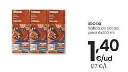 Oferta de Eroski - Batido De Cacao por 1,4€ en Eroski