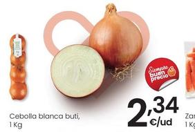 Oferta de Cebolla Blanca Buti por 2,34€ en Eroski