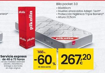 Oferta de Pikolin - Bila Pocket 3.0 por 267,2€ en Eroski