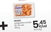 Oferta de Eroski - Langostino Cocido por 5,45€ en Eroski