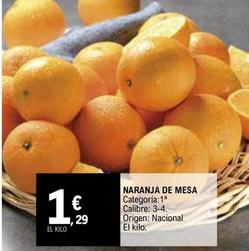 Oferta de Naranja De Mesa por 1,29€ en E.Leclerc