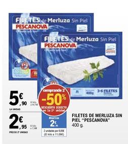 Oferta de Pescanova - Filetes De Merluza Sin Piel por 5,9€ en E.Leclerc