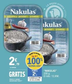 Oferta de Nakulas - 200 G. por 2,79€ en E.Leclerc