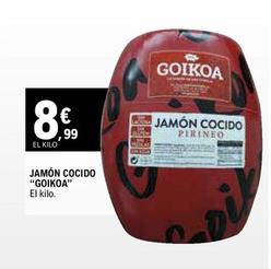 Oferta de Goikoa - Jamón Cocido por 8,99€ en E.Leclerc