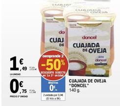 Oferta de Doncel - Cuajada De Oveja por 1,49€ en E.Leclerc