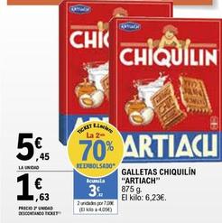 Oferta de Artiach - Galletas Chiquilín por 5,45€ en E.Leclerc