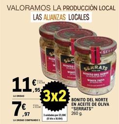 Oferta de Serrats - Bonito Del Norte En Aceite De Oliva por 11,95€ en E.Leclerc