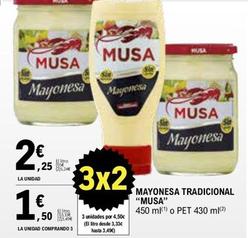 Oferta de Musa - Mayonesa Tradicional por 2,25€ en E.Leclerc